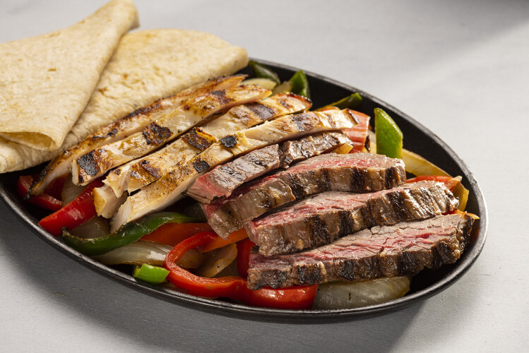 Steak and/or Chicken Fajitas for Two