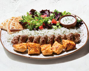 Chicken Kabob & Koobideh Kabob Plate