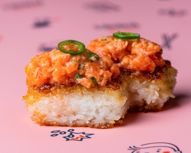 Salmon & Yuzu Krispy Rice