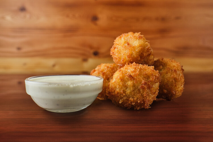Queso Bites with Homemade Dipping Sauce!