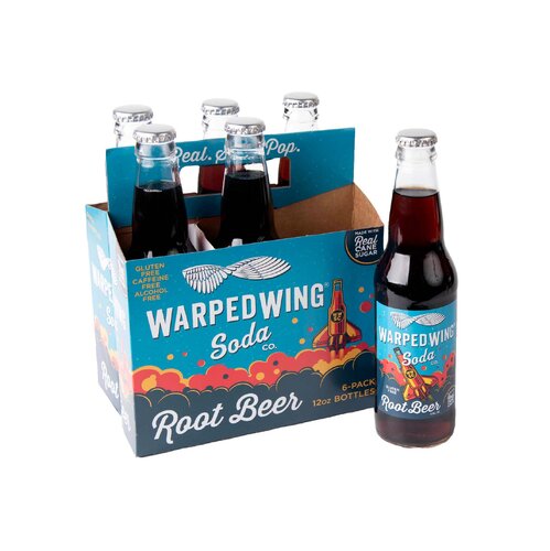6-Pack Warped Wing Root Beer