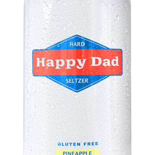 Happy Dad Pineapple Seltzer