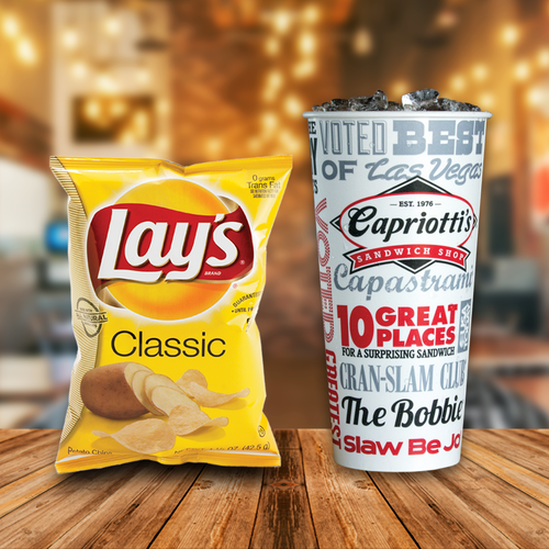 Combo Small Chip & Large Fountain Drink