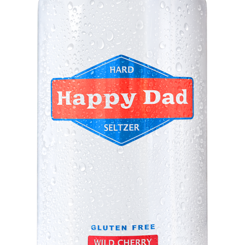 Happy Dad Wild Cherry Seltzer